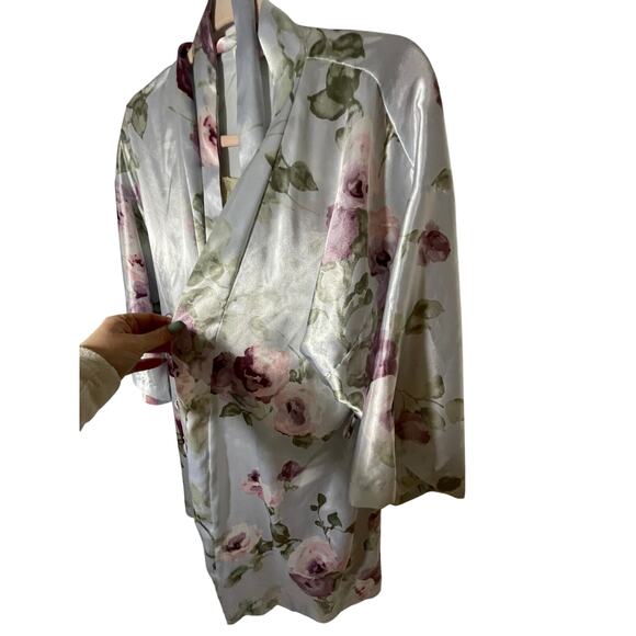 Vintage 90's California Dynasty Night Gown and Robe Matching Intimate Set Boho M - Picture 2 of 6